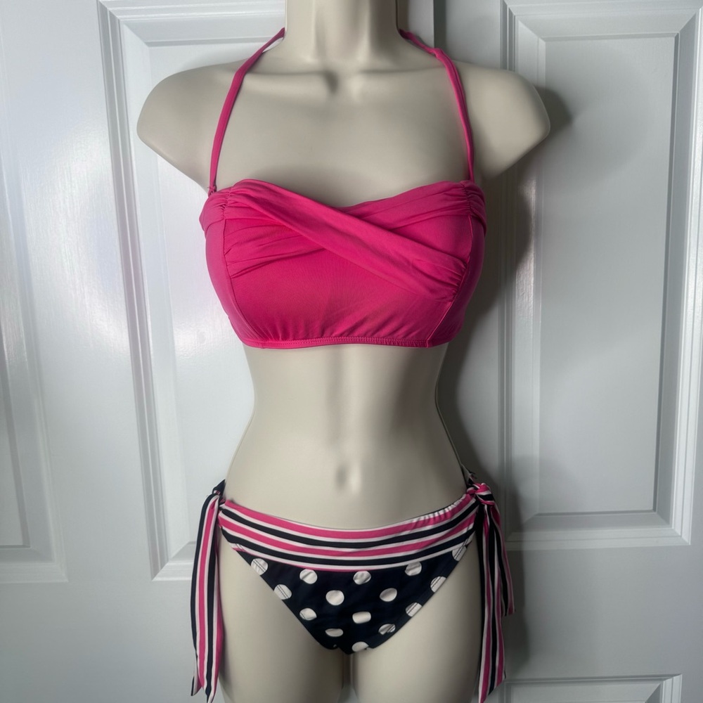 Cole of California Bikini Top Size L & Bottom Size M Stunning Set